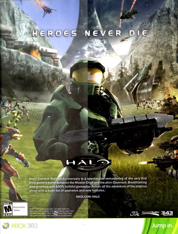 Halo: Combat Evolved - Anniversary Magazine Advertisement (Magazine Advertisements): GamePro (U.S.), Winter 2011 via personal collection