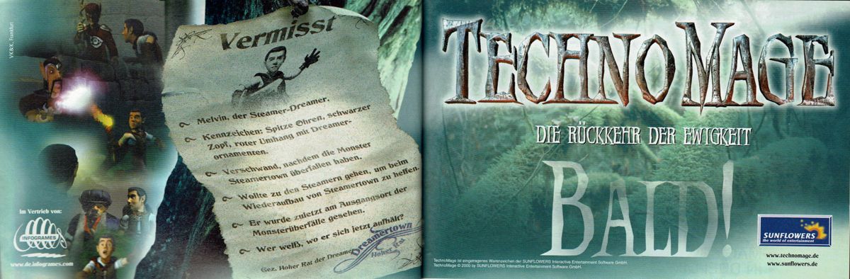 TechnoMage: Return of Eternity Magazine Advertisement (Magazine Advertisements): PC Player (Germany), Issue 06/2000