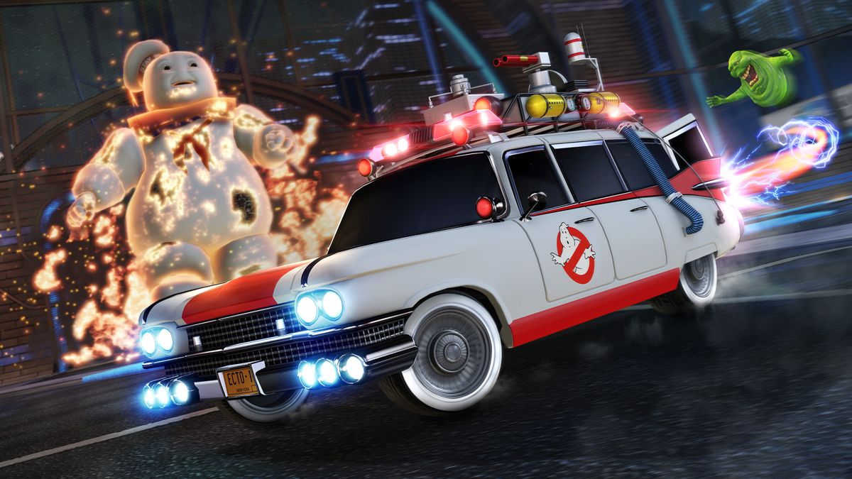 Rocket League: Ghostbusters Ecto-1 Car Pack Screenshot (Steam)