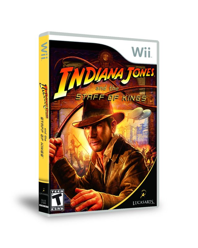 Indiana Jones and the Staff of Kings Other (LucasArts website): Wii 3D side box art