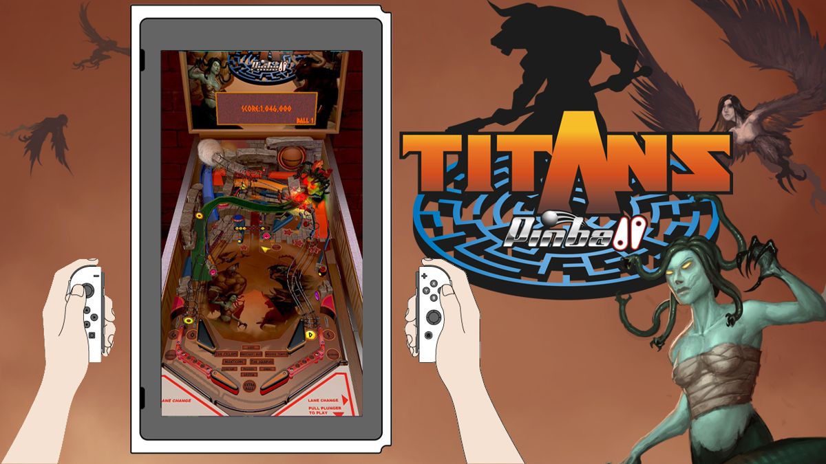 Titans Pinball official promotional image MobyGames