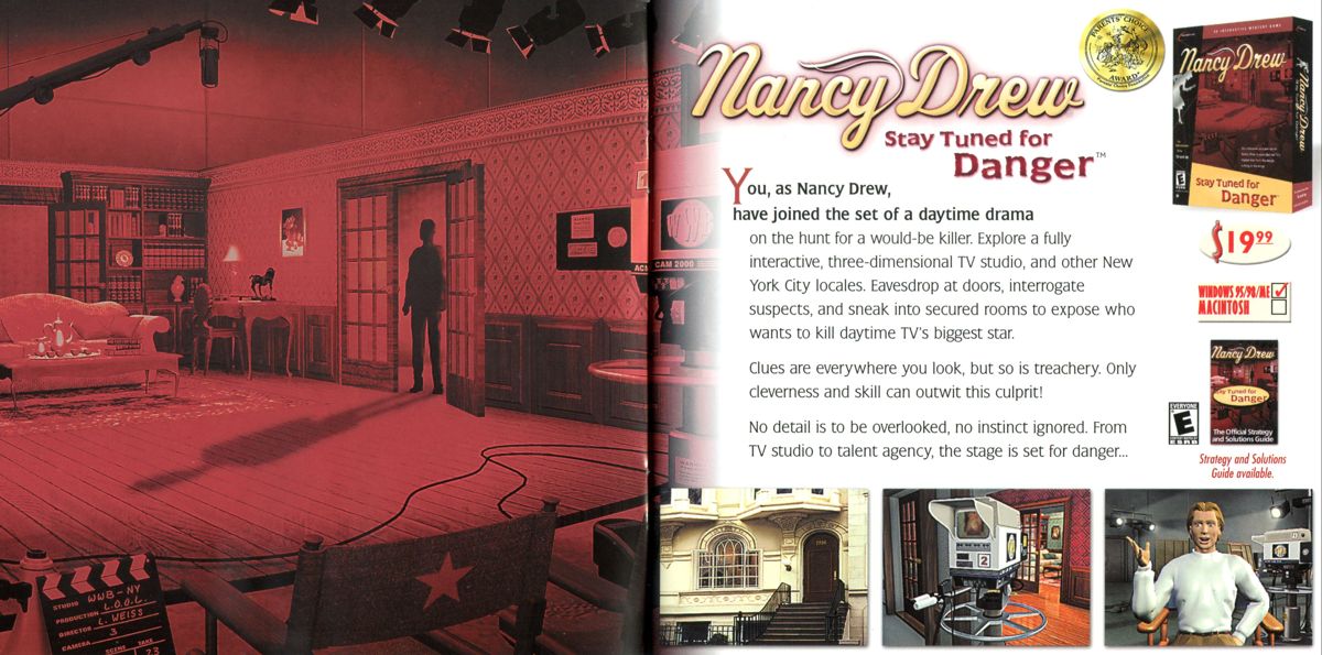Nancy Drew: Stay Tuned for Danger Catalogue (Catalogue Advertisements): Dreamcatcher Catalog 2001
