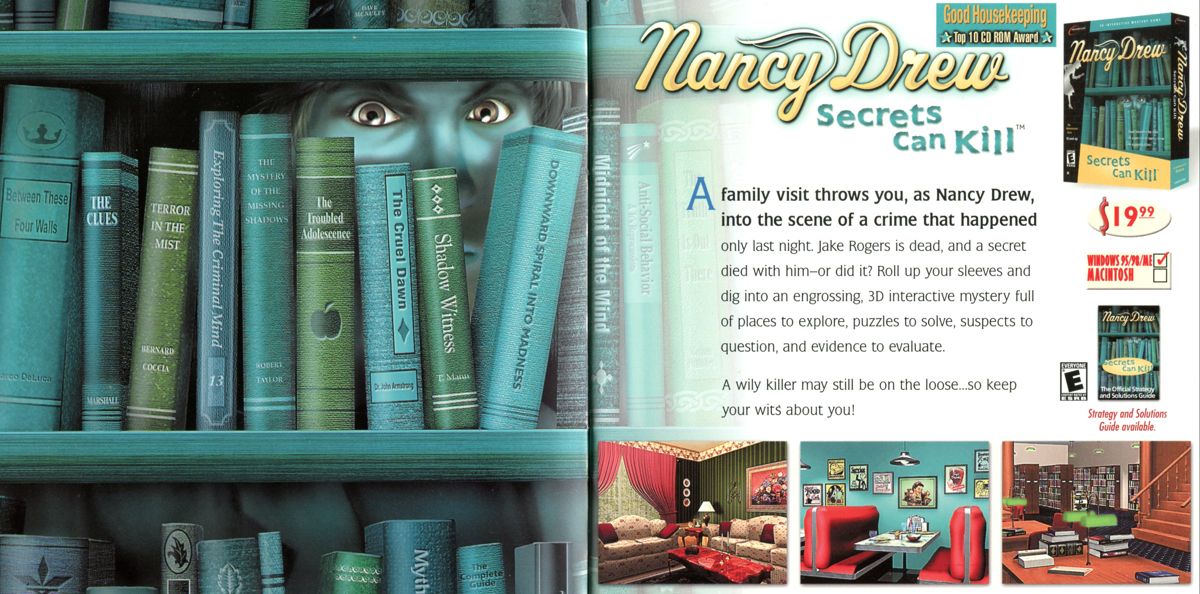 Nancy Drew: Secrets Can Kill Catalogue (Catalogue Advertisements): Dreamcatcher Catalog 2001