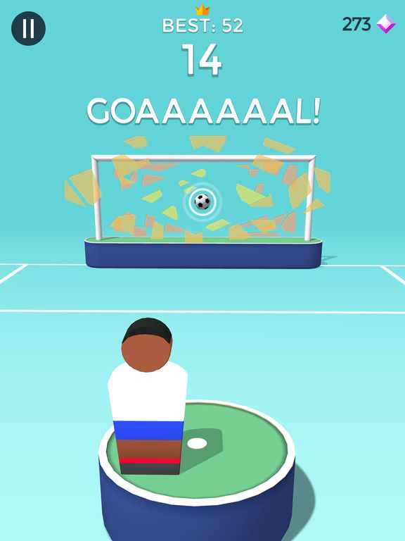 Pop Shot! Soccer Screenshot (iTunes Store)