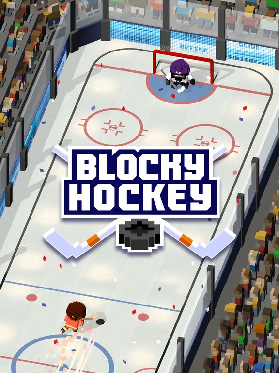 Blocky Hockey Screenshot (iTunes Store)