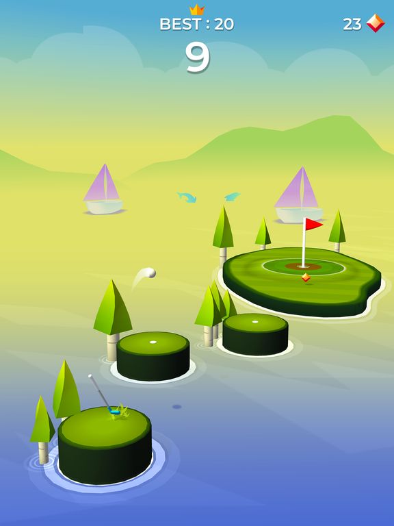 Pop Shot! Golf Screenshot (iTunes Store)