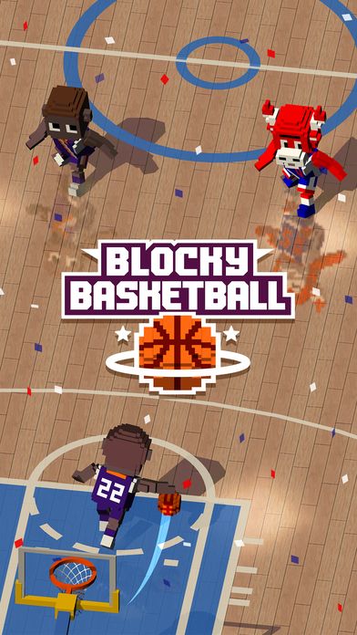 Blocky Basketball FreeStyle Screenshot (iTunes Store)