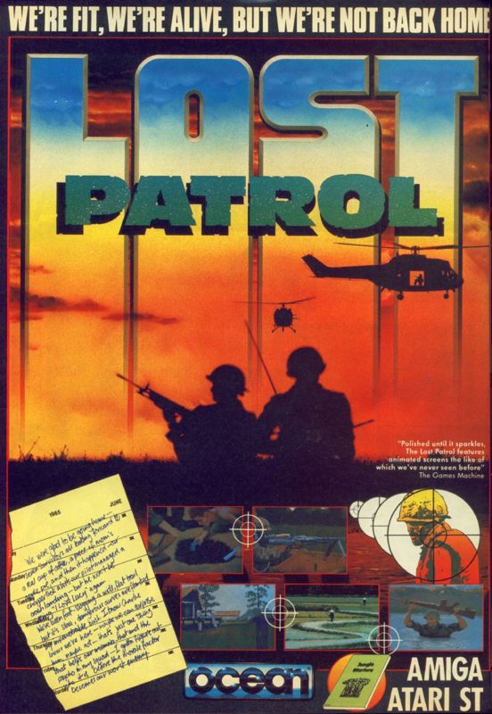 Lost Patrol Magazine Advertisement (Magazine Advertisements): CU Amiga Magazine (UK) Issue #3 (May 1990). Courtesy of the Internet Archive. Page 22