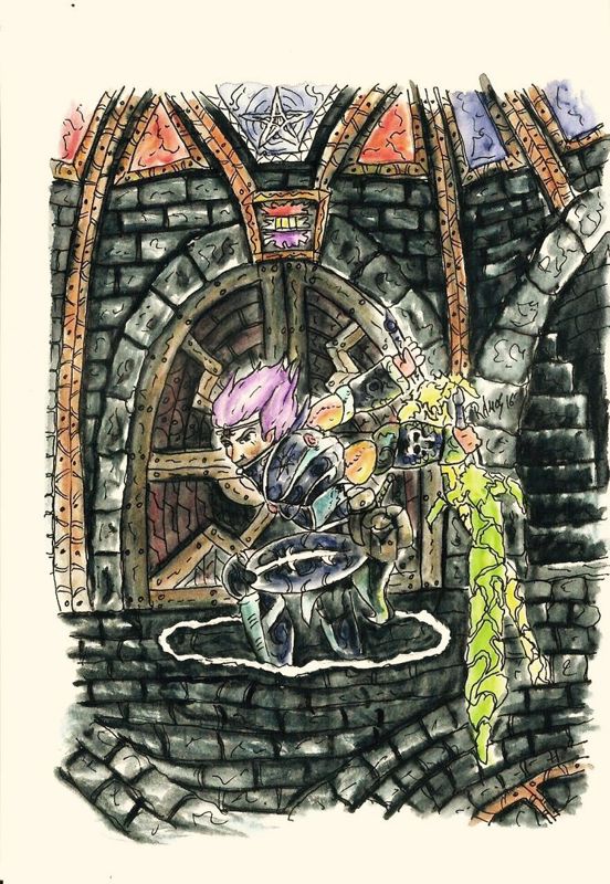 Sir Ababol II: The Ice Palace Other (Verkami crowdfunding page): watercolor art