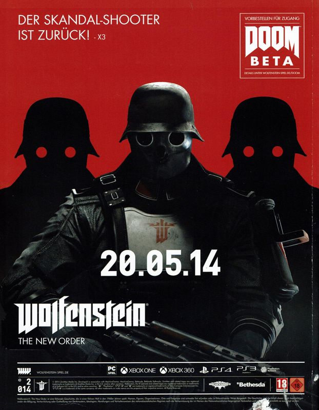 Wolfenstein The New Order Poster