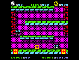 Uwol: Quest for Money Screenshot (The Mojon Twins product page (ZX Spectrum version))