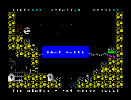 Sir Ababol Screenshot (The Mojon Twins product page (ZX Spectrum version))