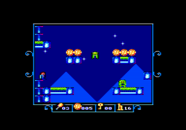 Sir Ababol II: The Ice Palace Screenshot (The Mojon Twins product page (Amstrad CPC version))