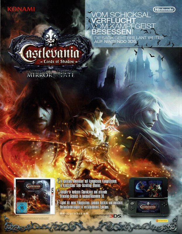 Castlevania: Lords of Shadow – Mirror of Fate, Nintendo 3DS games, Games
