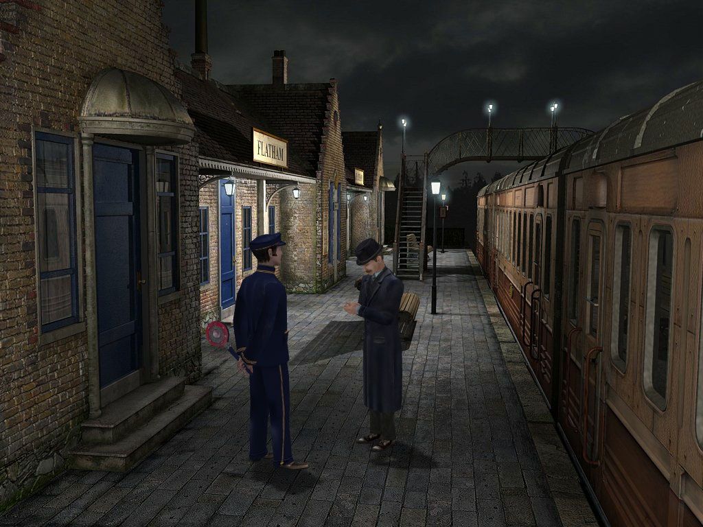 Sherlock Holmes: Secret of the Silver Earring Screenshot (Ubisoft Product Catalog 2004-2005 CD-ROM): Secret of the Silver Earring Flatham-night