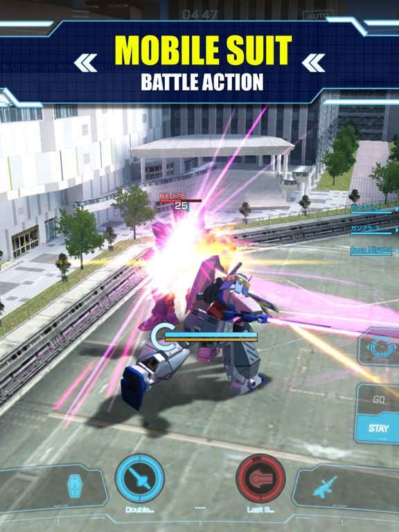 Gundam Battle: Gunpla Warfare Screenshot (iTunes Store)