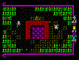 Cheril of the Bosque Screenshot (The Mojon Twins product page (ZX Spectrum version))