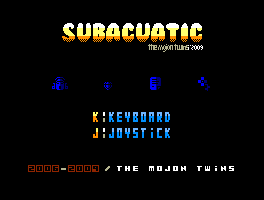 Subacuatic Screenshot (The Mojon Twins product page)