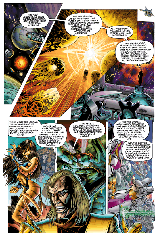 FX Fighter Other (GTE Entertainment website - comic book (1997)): Page 2