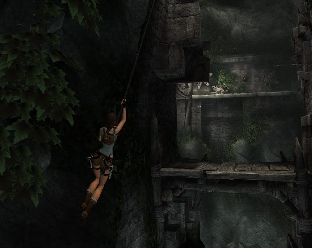 Lara Croft Tomb Raider Anniversary official promotional image MobyGames