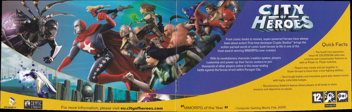 City of Heroes Catalogue (Catalogue Advertisements): Play and See game catalogue