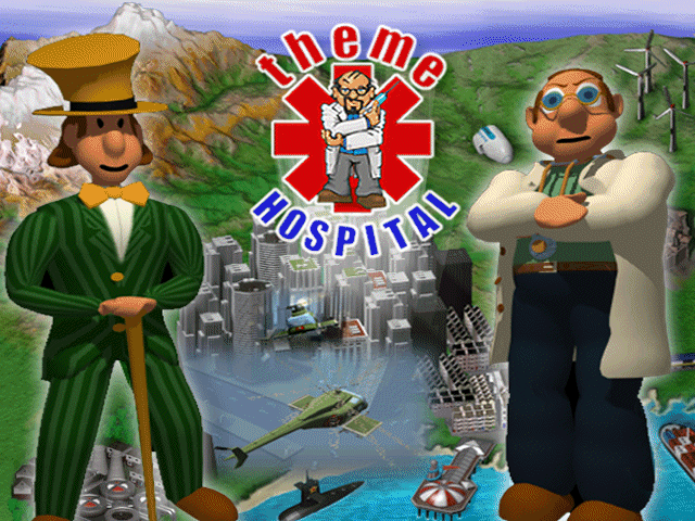 Theme Hospital Logo (SCORE Magazine CD, May 1996)