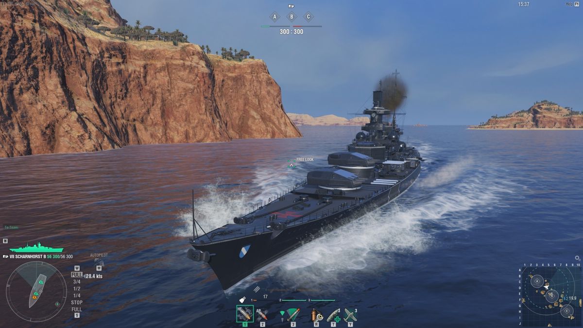 World of Warships: Scharnhorst B Screenshot (Steam)
