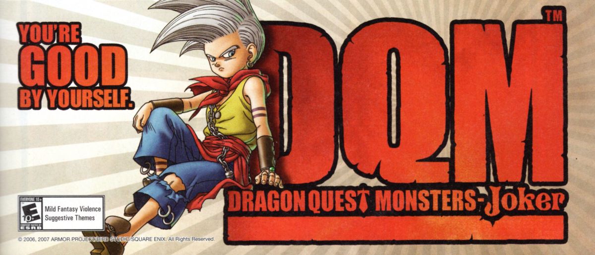 Dragon Quest Monsters: Joker Magazine Advertisement (Magazine Advertisements): Nintendo Power (USA), #222, December 2007 Multi-page advertisement (1/3); via personal collection