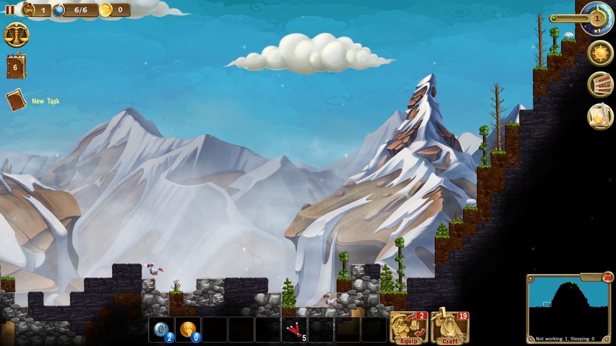 Craft the World: Lonely Mountain Screenshot (Steam)