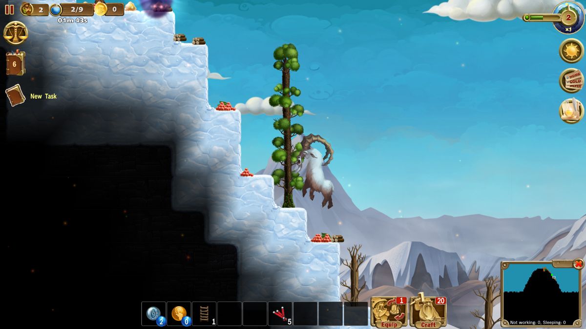 Craft the World: Lonely Mountain Screenshot (Steam)