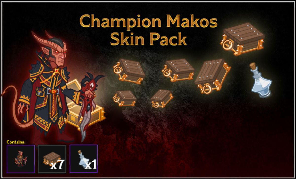 Idle Champions of the Forgotten Realms: Champion Makos Skin Pack Screenshot (Steam)