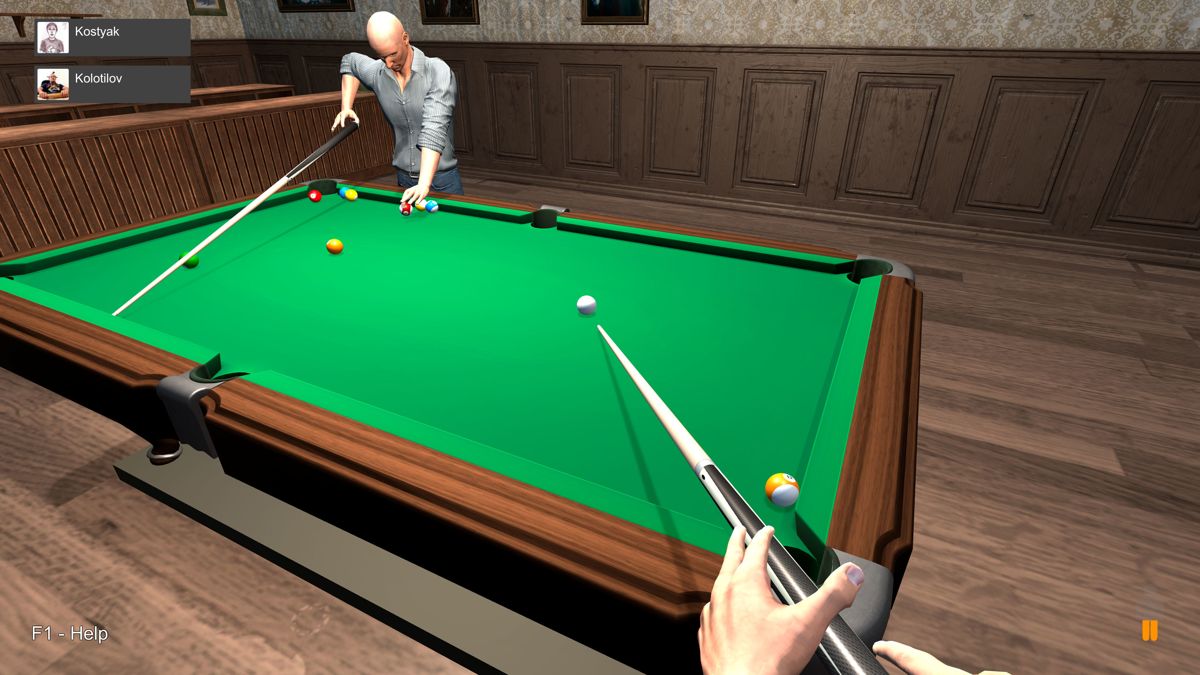 Hand Simulator Screenshot (These images accompany patch released on Steam): A new level of billiards. 27 Jul 2018 : A new level of "Billiards"