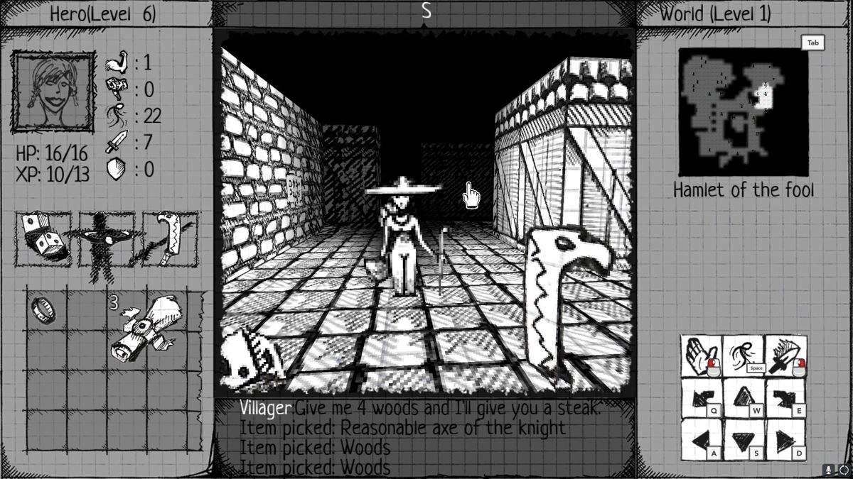 Drawngeon: Dungeons of Ink and Paper Screenshot (Steam)