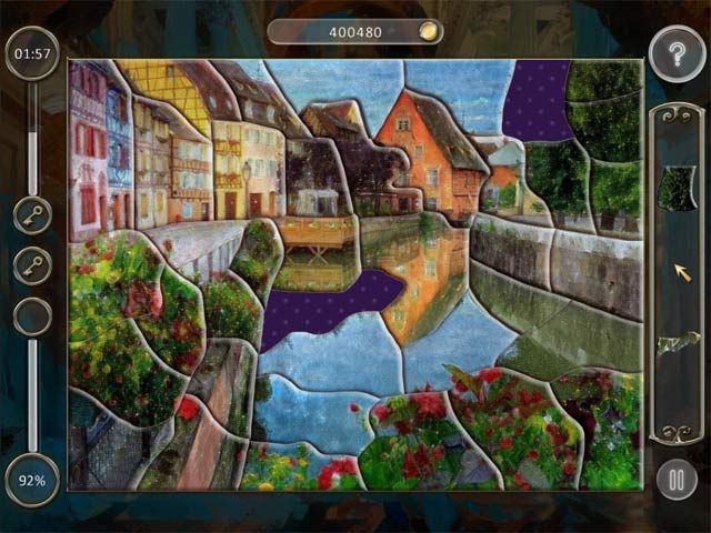 Fairytale Mosaics: Beauty and Beast Screenshot (Big Fish Games screenshots)