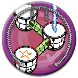 LittleBigPlanet Karting Other (LittleBigPlanet Karting Fansite Kit (Community Content Pack)): Level 6 - The Space Bass Badge: Drum Smash