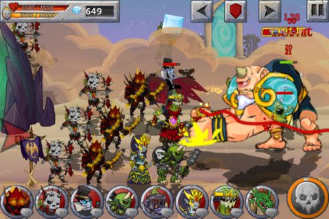 Monster Wars Screenshot (iTunes Store, iPhone (archived - October 31, 2012))