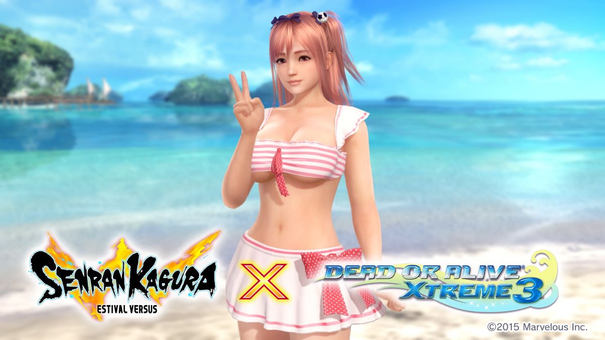 Senran Kagura: Estival Versus x Dead or Alive: Xtreme 3 - Senran Kagura 2nd  Collaboration: Swimsuit (Honoka) official promotional image - MobyGames