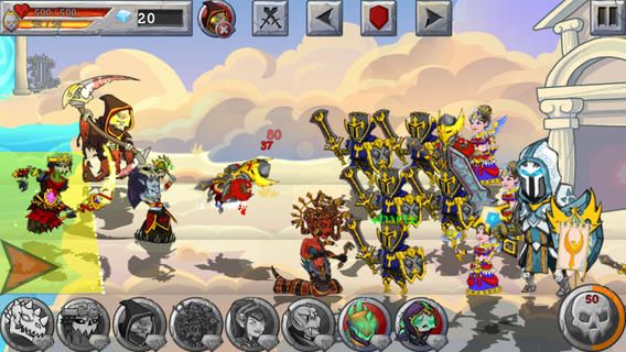 Monster Wars Screenshot ( iTunes Store, iPhone (archived - September 27, 2013))