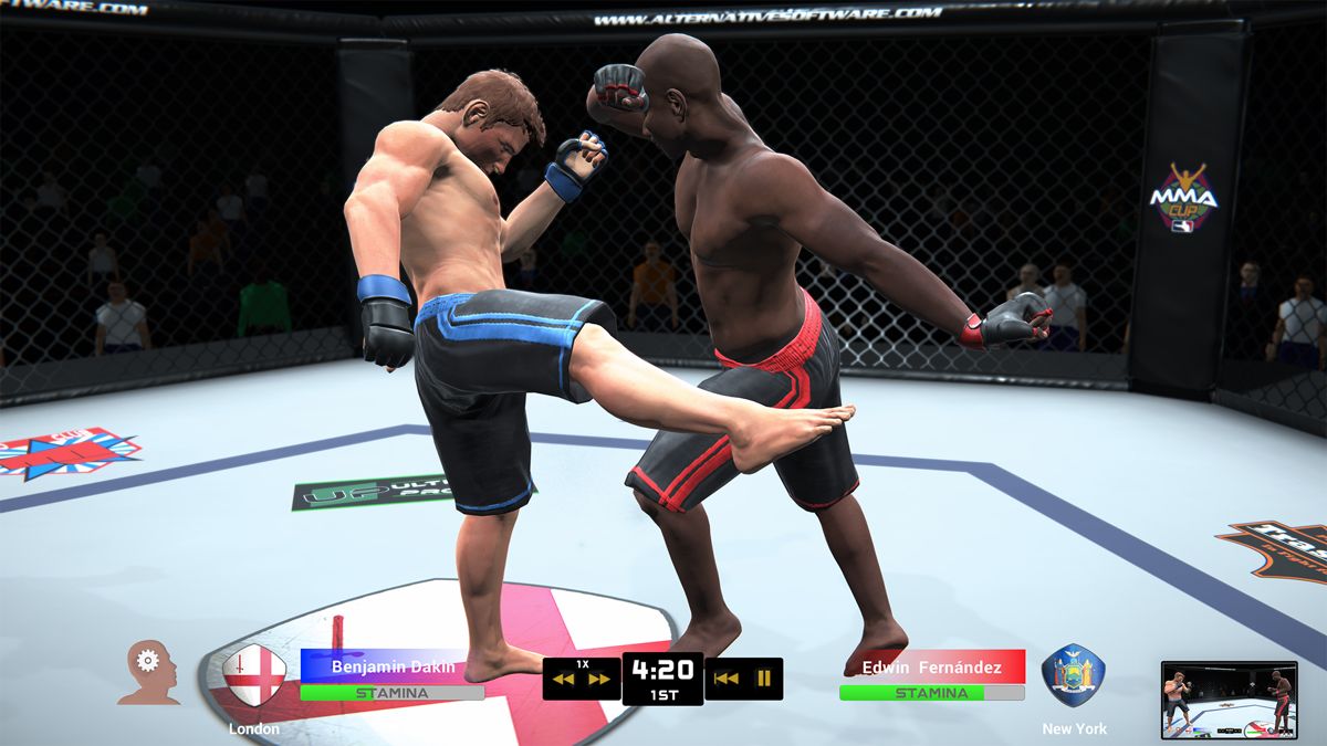 MMA Team Manager Screenshot (Steam)