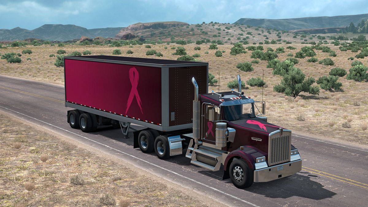 American Truck Simulator: Pink Ribbon Charity Pack Screenshot (Steam)