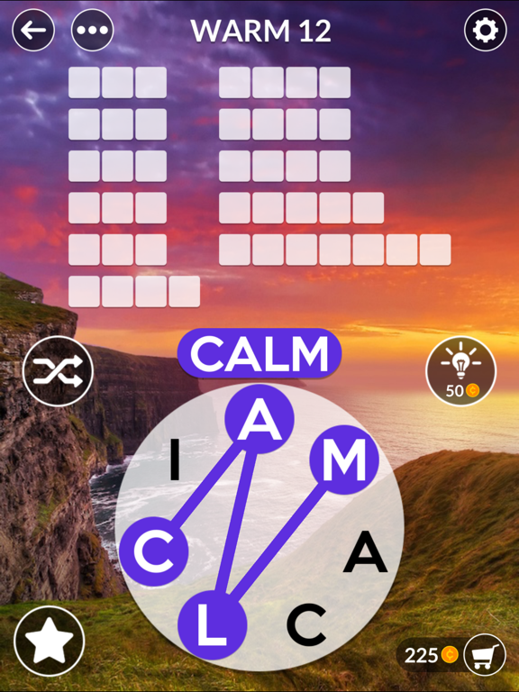 Wordscapes Uncrossed Screenshot (iTunes Store)