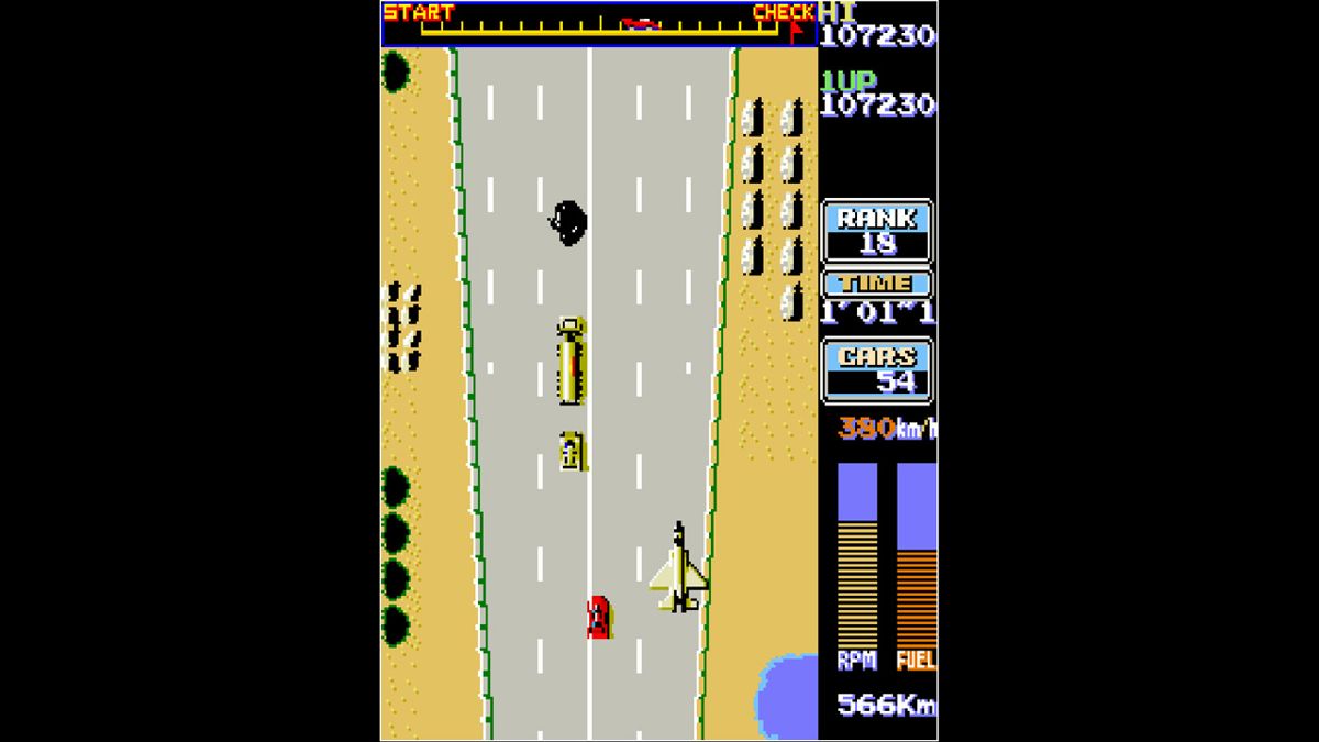 Road Fighter Screenshot (Nintendo.com)