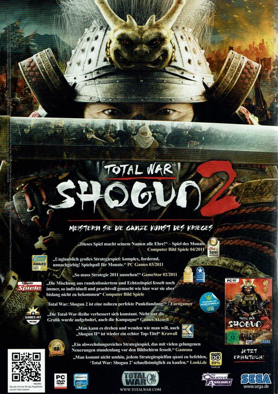 Total War: Shogun 2 Magazine Advertisement (Magazine Advertisements): GameStar (Germany), Issue 05/2011