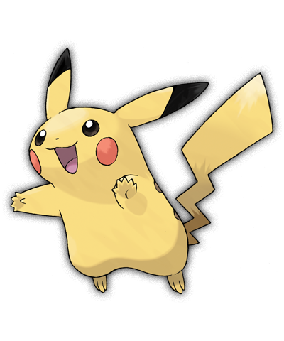 Pokémon Omega Ruby Other (Pokémon 101): Under certain conditions, Pikachu will evolve and become a Pokémon called Raichu. This artwork was originally created for Pokémon FireRed and LeafGreen versions.
