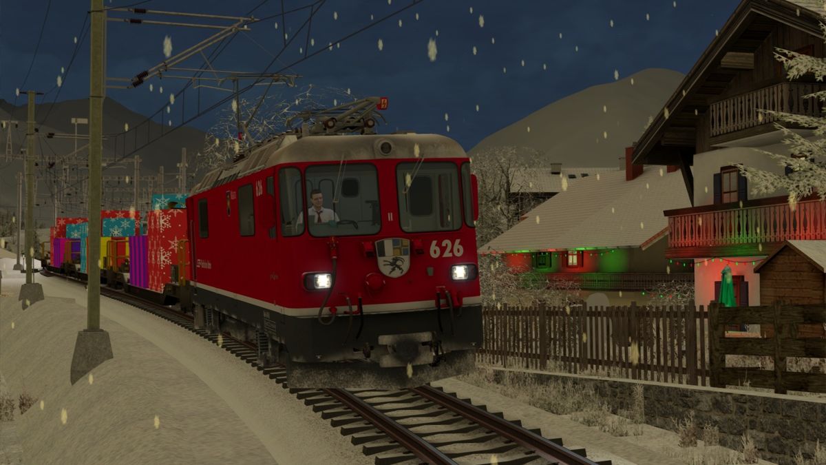 TS Marketplace: Surselva Line Christmas Scenario Pack Screenshot (Steam)