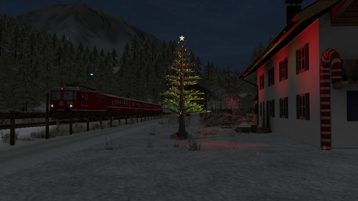 TS Marketplace: Surselva Line Christmas Scenario Pack Screenshot (Steam)