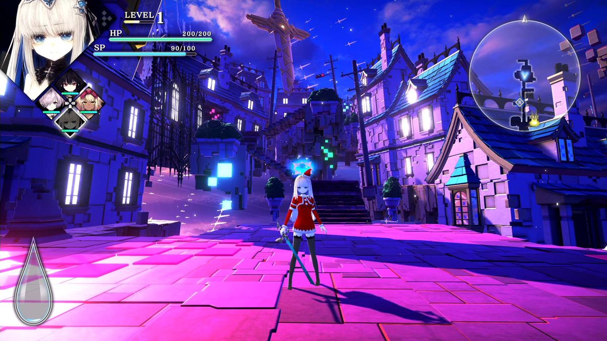 Crystar: Rei's Santa Costume Screenshot (PlayStation Store)