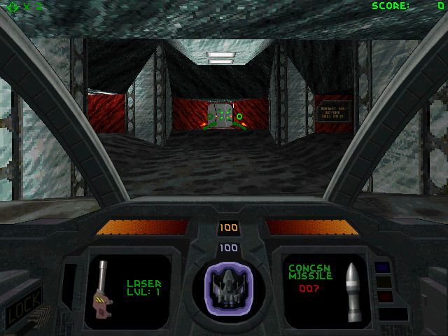 Descent II Screenshot (GOG.com)