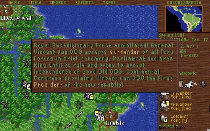 Sid Meier's Colonization Screenshot (GOG.com)