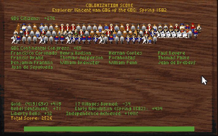 Sid Meier's Colonization Screenshot (GOG.com)